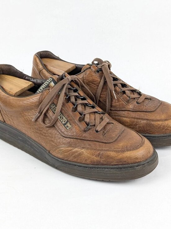 Mephisto Mens Shoes Size 12 Match Brown Leather main image 5